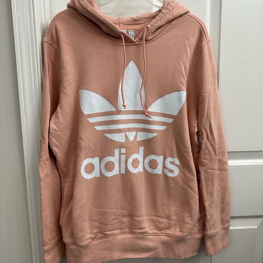 Adidas Women's Peach Hoodie Sweater